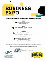 The Business Expo has been changed to one day – Saturday, September 10th