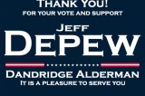 Thank You To The Citizens Of Dandridge – Jeff Depew, Alderman