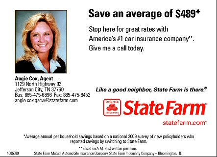 Angie Cox State Farm Ad1