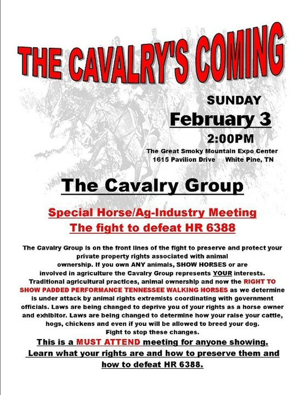 Cavalry Group defeat HR 6388 01292013