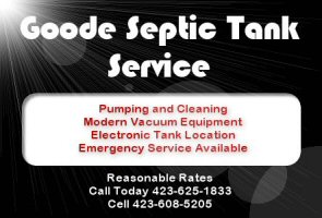 Goode Septic Tank Service Ad 1
