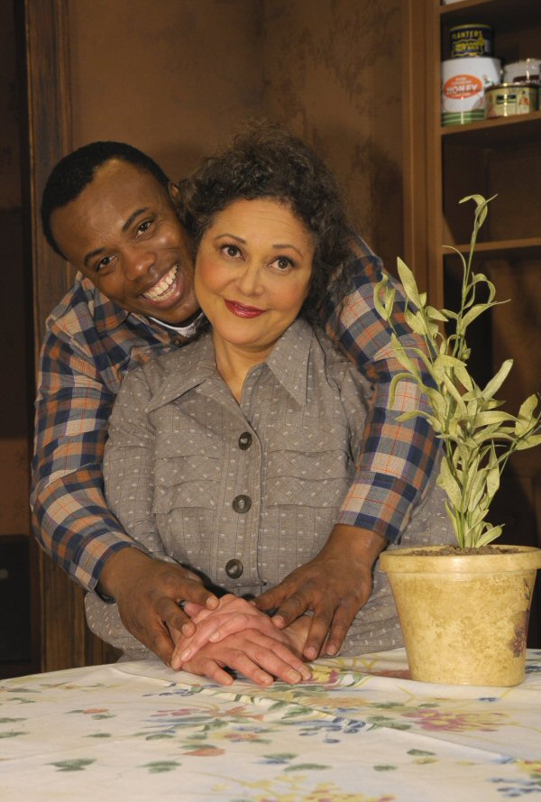 Lonette McKee and Jaymes Jorsling in the Clarence Brown Theatre’s “A Raisin in the Sun”