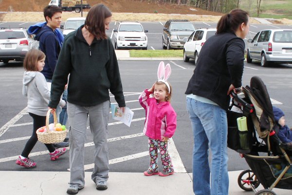 Lots of floppy ears and excitement at First Baptist Church of Dandridge's Annual Easter Egg Hunt - Staff Photo by Ashley West, Jefferson County Post Staff Writer