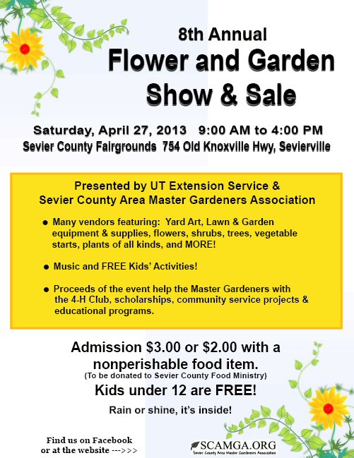Flower Garden Show Sevier County 04212013