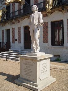 The Statue of Robert-Houdin stands in his hometown