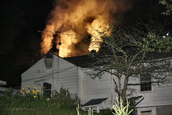 Cherokee Drive House Fire, Dandridge, TN, Thursday evening May 9, 2013 - Staff Photo by Jeff Depew