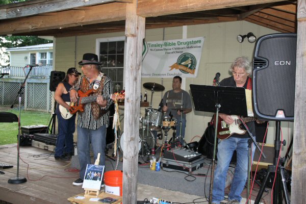 GRITS performing at the 2013 Dumplin Valley Farm Concert Series Saturday night. - Staff Photo by Jeff Depew
