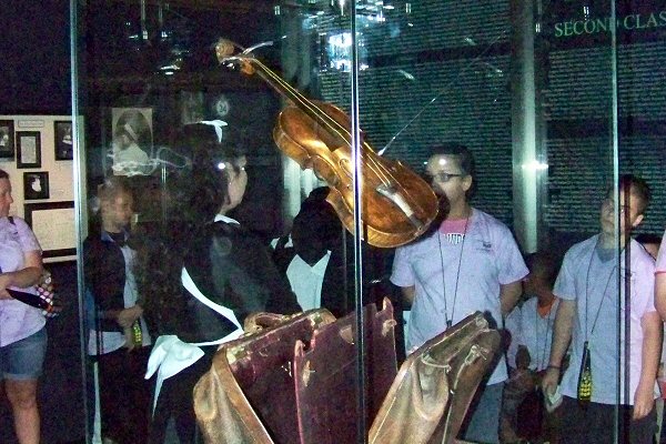 Titanic Violin unveiled at Titanic Museum - Photo by Michael Williams, Jefferson County Post Staff Writer