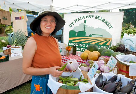 Locally grown produce and homemade products of all kinds can be found in abundance at the UT Farmers Market