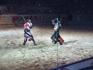 Chivalry is alive and well at The Medieval Times Dinner Theater where knights engage in hand-to-hand combat