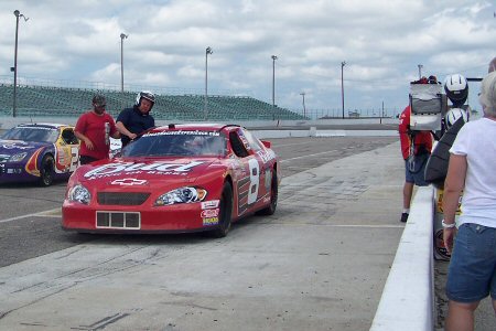 Visitors can experience the white knuckle excitement of driving a real racing car at the NASCAR Ultimate Driving Experience
