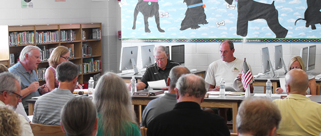 Jefferson County School Board Meeting - Staff Photo by Jeff Depew