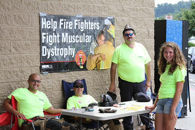 Fill The Boot Campaign for MDA at Jefferson City, TN. Walmart - Staff Photo by Jeff Depew
