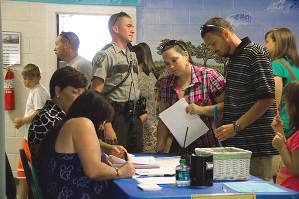 Piedmont School Open House - Staff Photo by Robin McMahon
