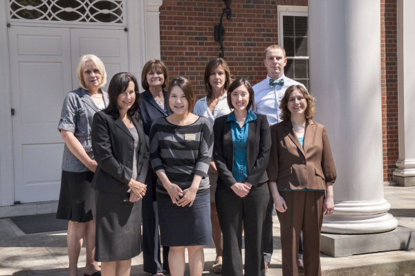 Joining Carson-Newman University faculty this year are left to right, front row: Mary LePage, Dr. Saemyi Park, Sara Demoiny, Allison Scripa. Back row: Bobbi Jones, Kathy Wilkinson, Jennifer Hartwig, Dr. Joshua Stone. Not pictured are Dr. Zhongdong (Ronnie) Chen, Dr. Megan Herscher, and Dr. Paul Percy.