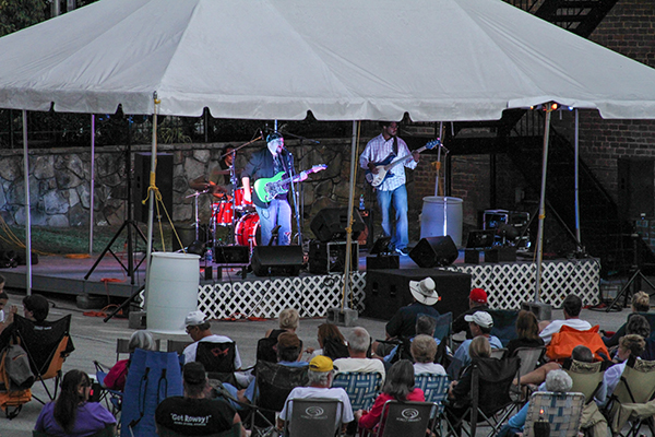 Steve Rutledge & Stranded performing at Dandridge Music On The Town - Staff Photo by Jeff Depew