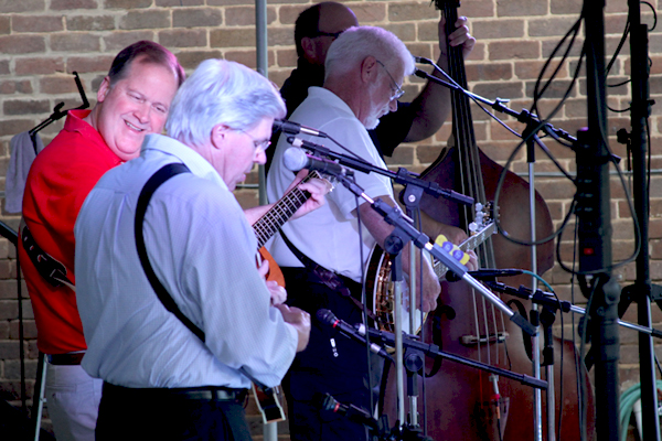 Lost Creek Band performing at Dandridge, TN. Music On The Town - Staff Photo by Jeff Depew