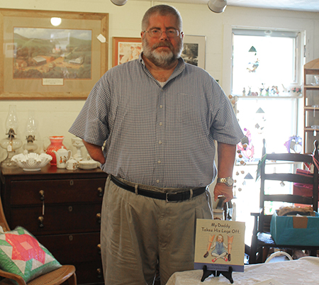 Author Gary Harmon book signing at Rachel's Attic Antiques & Dandridge General Store - Staff Photo by Tahra Williams
