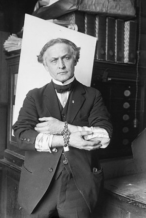 Houdini in Handcuffs 1918