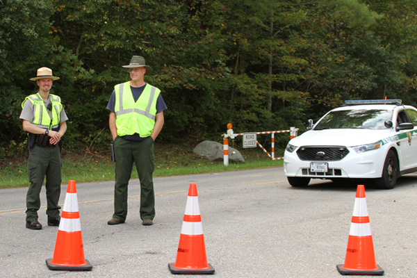 Smoky Mountains National Park Road Closure due to Government Shutdown, October 1, 2013 - Staff Photo by Jeff Depew