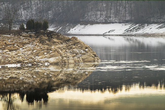 Douglas Lake Winter, January 2014 - Staff Photo by Jeff Depew