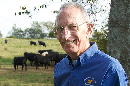 Clyde Lane, University of Tennessee Extension Beef Specialist emeritus, was honored with the 2014 Beef Quality Assurance National Educator Award. Lane is well known to beef cattle producers as the host of Tennessee Cattle Lane, a series of 70 instuctional videos that tackle topics that help producers enhance their operations. Photo courtesy UTIA.