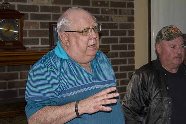 David Davenport announces candidacy at receptionStaff Photo by Jeff Depew