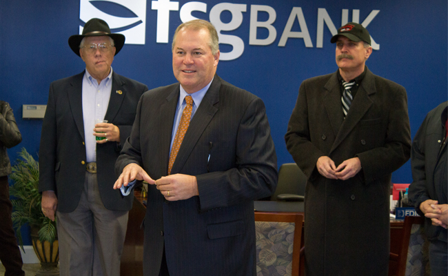 FSG Bank CEO Mike Kramer-Staff Photo by Jeff Depew