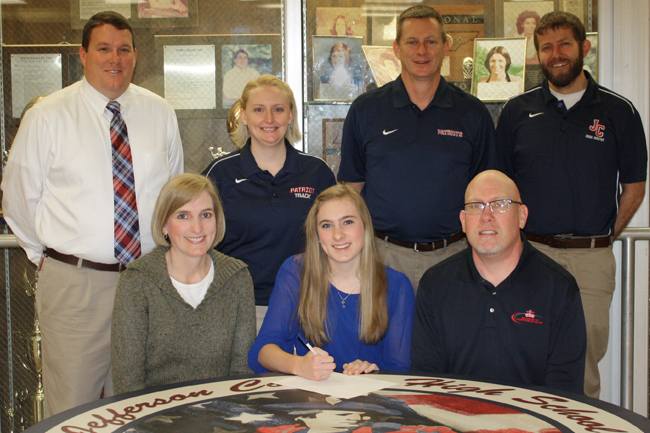 Hannah Green (Father Richey Green and Mother Vanessa Green) (Coaches Jennifer Tate, Bill Delozier, William Ehrenclou)- Jefferson County Post Staff Photo by Mike Stanley