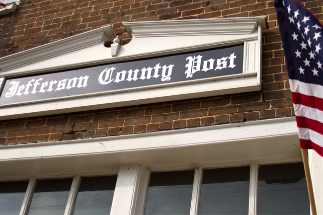 Jefferson County Post located in the Historic Vance Building, Downtown Dandridge, TN