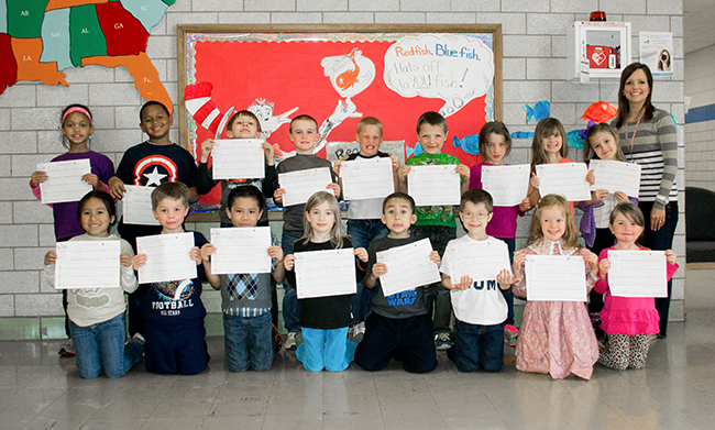 Back Row L/R: Mya Whitehead, Nic Moore, William Casey, Ethan Stout, Timmy Capps, Conner Verkuilen, Hayleigh Matthews, Arianna Griffin, Torianna Voss, Teacher Mrs. Lay.Front Row L/R: Yulit Marquez, Justin Clem, Adan Sanchez, Sienna Owens, Cameron Calfee, Dwayne Baker, Elsa Rosser, MacKinsey May.Not pictured Whisper LoopeStaff Photo by Sara May