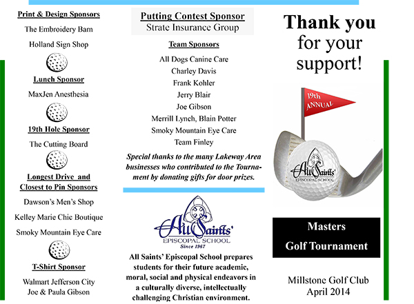 All Saints Thank You 2 2014