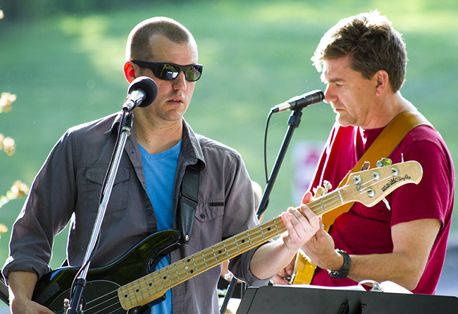 The Pete Stetson Band performing at Dandridge Music On The Town 2014Staff Photo by Jeff Depew