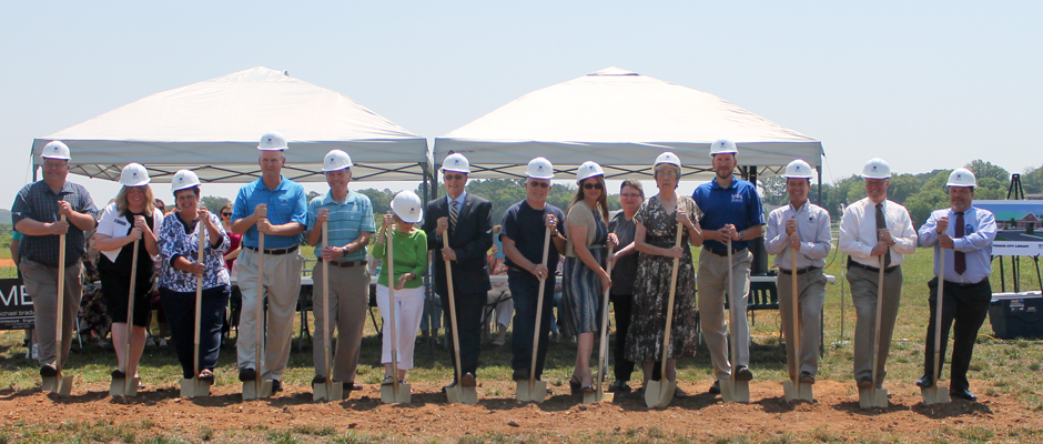 Official Groundbreaking on Jefferson City's New LibraryStaff Photo by Tahra Williams