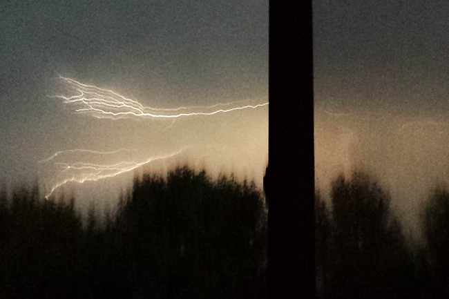 Storm Photo taken by Lauren Hurdle, Jefferson County Post Marketing Director from  her residence Sunday night.