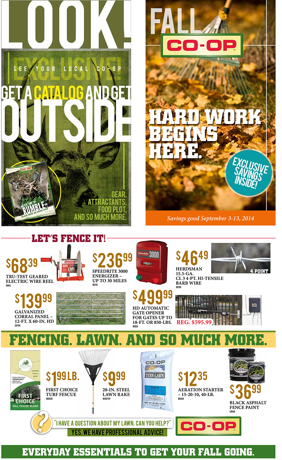 Co-op Flyer Sept 3 2014 Page 1 Large