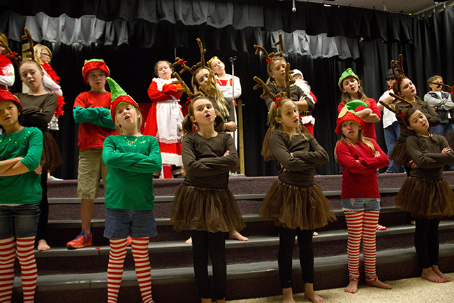 Elfis and the Sleigh Riders performed at Dandridge Elementary SchoolStaff Photo by Robin McMahon