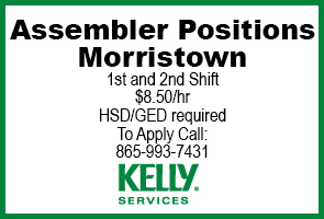 Kelly Services Assembler Positions Ad