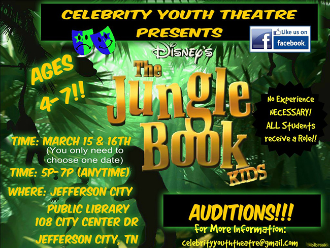 Audition Poster Jungle Book