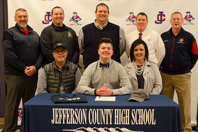 Tucker Seay with his parents, Eston and TerriStaff Photo by Angie Stanley