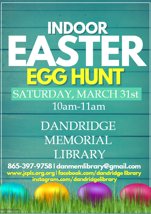 Dandridge Library Indoor Easter Egg Hunt 2018