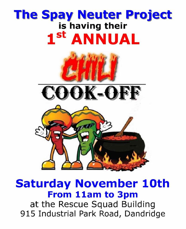 Spay Neuter Chili Cookoff