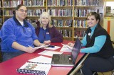 Red Cross Signing Up Volunteers at Jefferson City Library