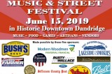 DANDRIDGE JUNE JUBILEE MUSIC & STREET FESTIVAL, SATURDAY, JUNE 15, 2019