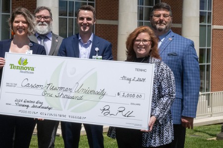 Carson-Newman nursing receives scholarship support from Jefferson Memorial Hospital