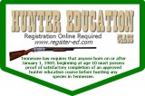 Hunter Safety Class, February 27 & March 5, 2016
