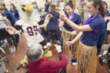 Carson-Newman students throw luau for nursing home residents