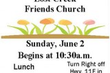 HOMECOMING – Lost Creek Friends Church, June 2, 2013