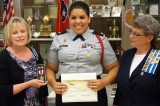 JCHS Student Receives Daughters of the American Revolution Bronze ROTC Medal
