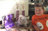 6 Year Old Braxton Lamb, White Pine, Awarded Grand Champion in Junior Poultry Division 6 Year Old Braxton Lamb, White Pine, Awarded Grand Champion in Junior Poultry Division